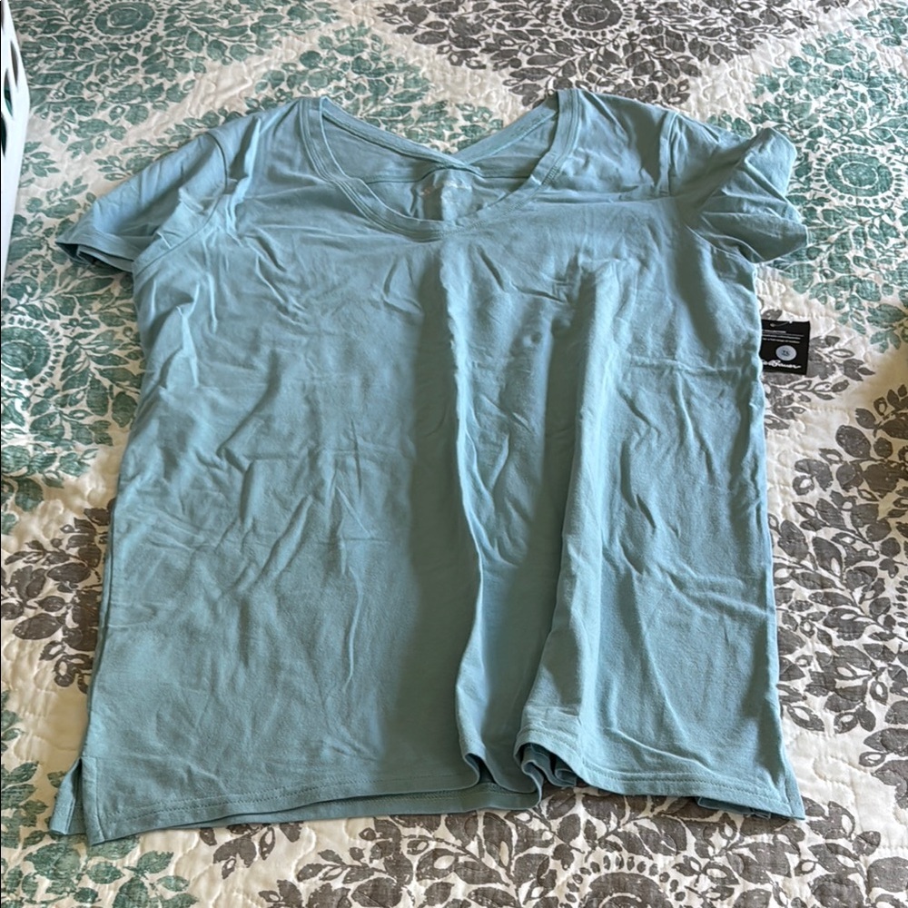 Eddie Bauer Blue Short Sleeve Relaxed T-Shirt